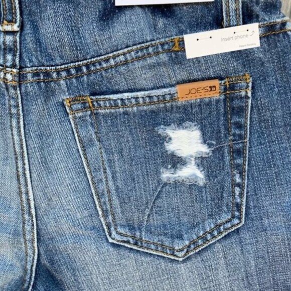 Revolve Joe's Jeans Jeans Straight leg Billie Slim Crop Distressed Denim Size 28 - Picture 13 of 15